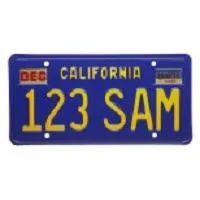 魅力的な車両ナンバープレート