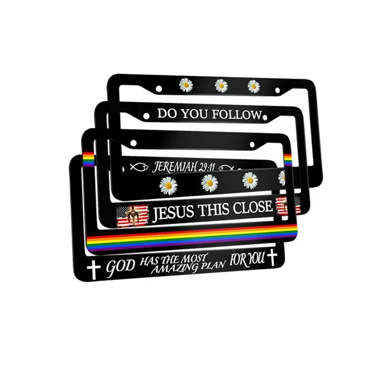 米国標準車番号ナンバープレートフレーム