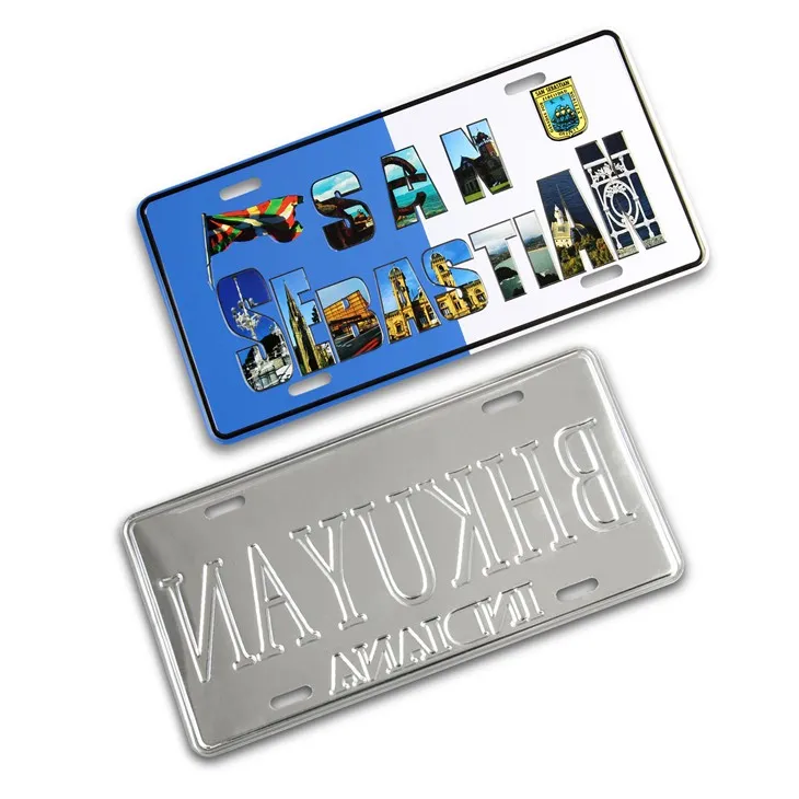 ナンバープレートによる車