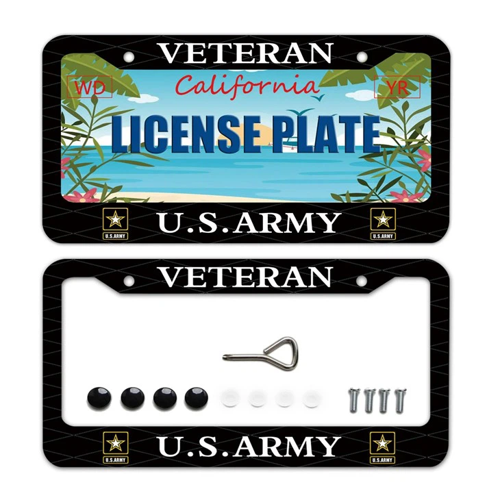 Durable Decorative Stainless Steel License Plate Cover