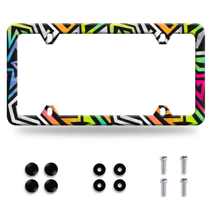 楽しいステンレススチールのナンバープレートホルダー