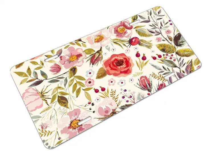 グロススタンプメタルナンバープレート